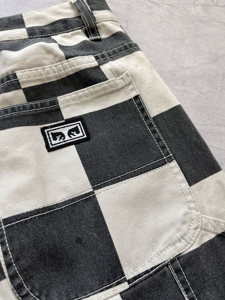 Штани Obey Carpenter Checkered Pants