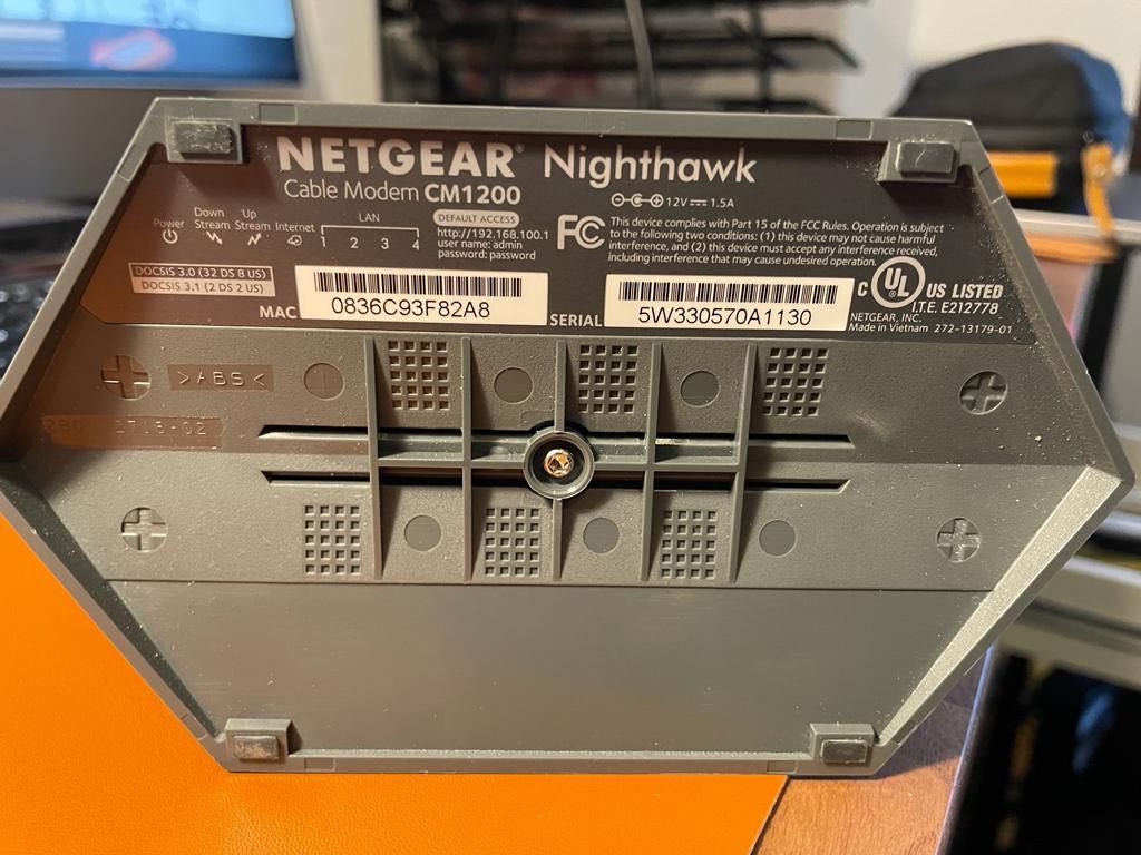 Modem Netgear DOCSIS® 3.1
