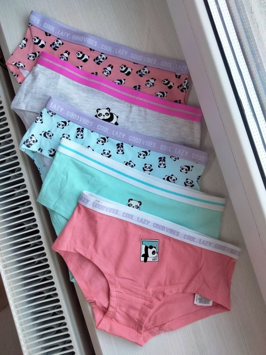 Білизна на дівчинку, трусики дитячі, труси, сліпи, напівшортики, Н&М,