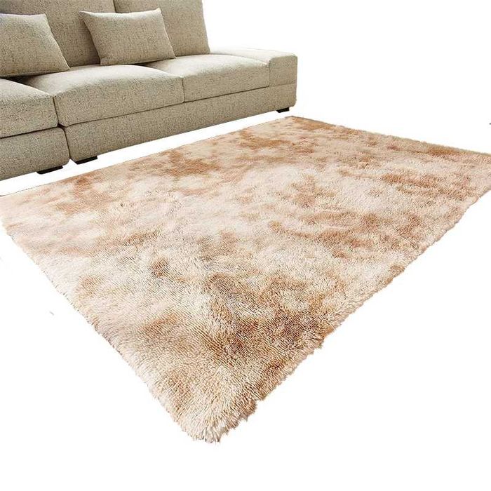 NOWY Dywan pluszowy gęsty miękki futrzany Ombre Shaggy 200x300 cm