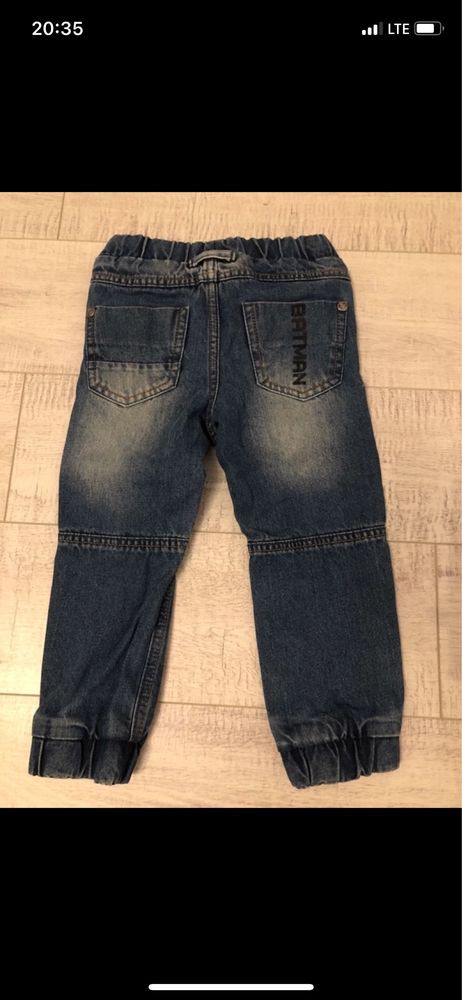 Jeansowe spodnie chłopięce