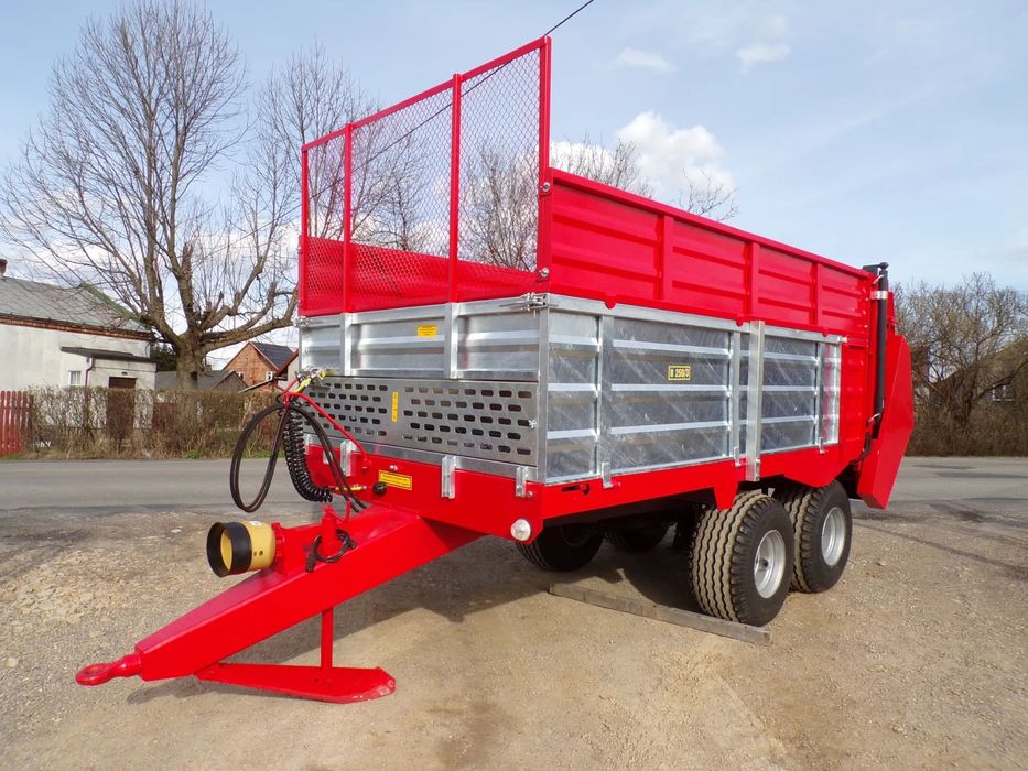 JOLMET rozrzutnik obornika 1 oś /tandem 3,5-8t JOLMET ; burty ocynk / burta tylna / adapter pionowy/poziomy TRNSPORT