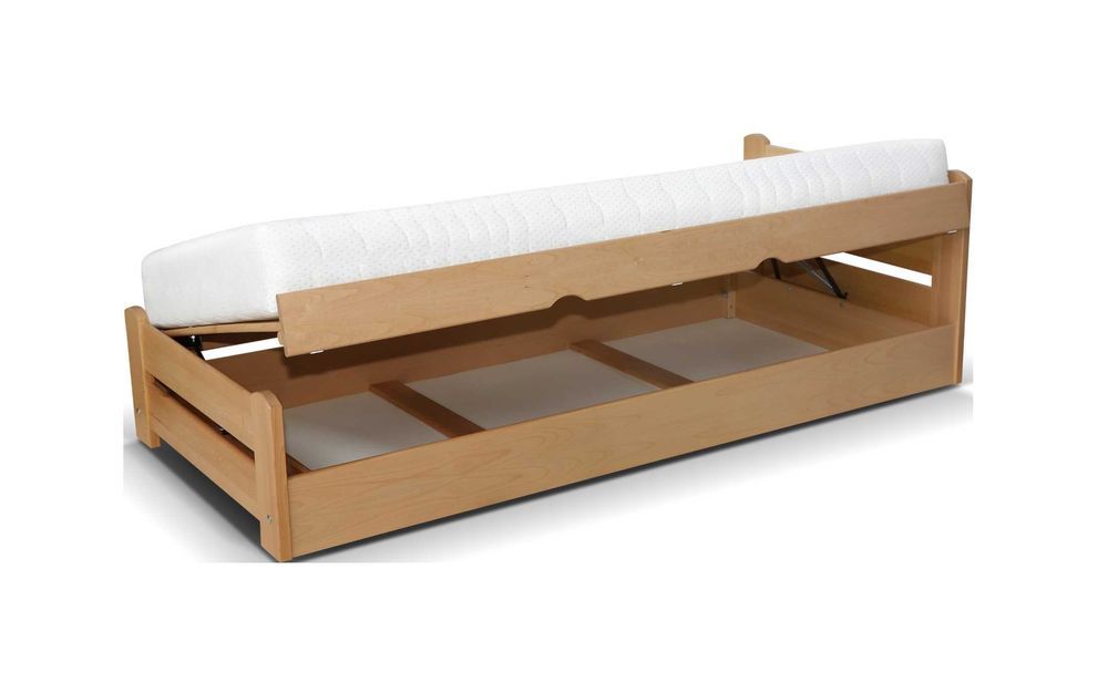 Łóżko bukowe RELAX GABI MEBLE podnoszone 90x200