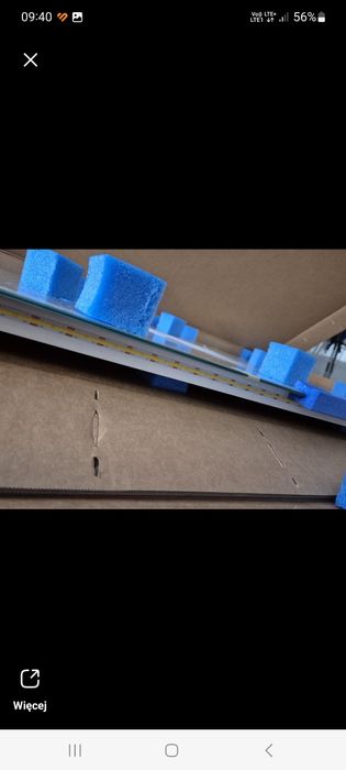 Lustro led z zegarem plus temperatura