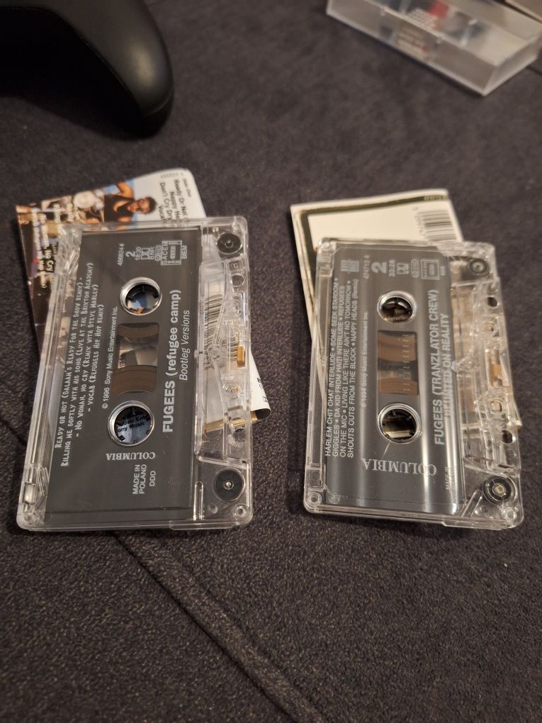 Kasety rap Fugees , nas, dre, Snoop, onyx, wu tang, redman , ice cube