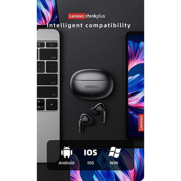 Навушники TWS Lenovo XT88 Think Plus із зарядним кейсом Bluetooth 5.3