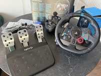 Zestaw kierownica Logitech G29 + shifter | super stan | PC PS5 PS4 PS3
