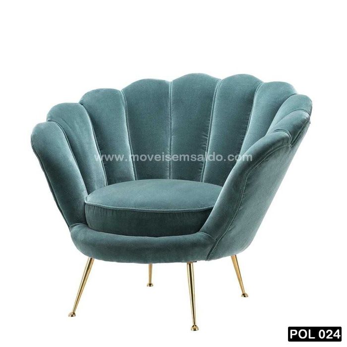 Cadeirões / Poltronas de Sala Estofadas - Todas medidas e cores.