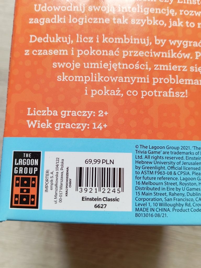 Gra planszowa geniusz logika