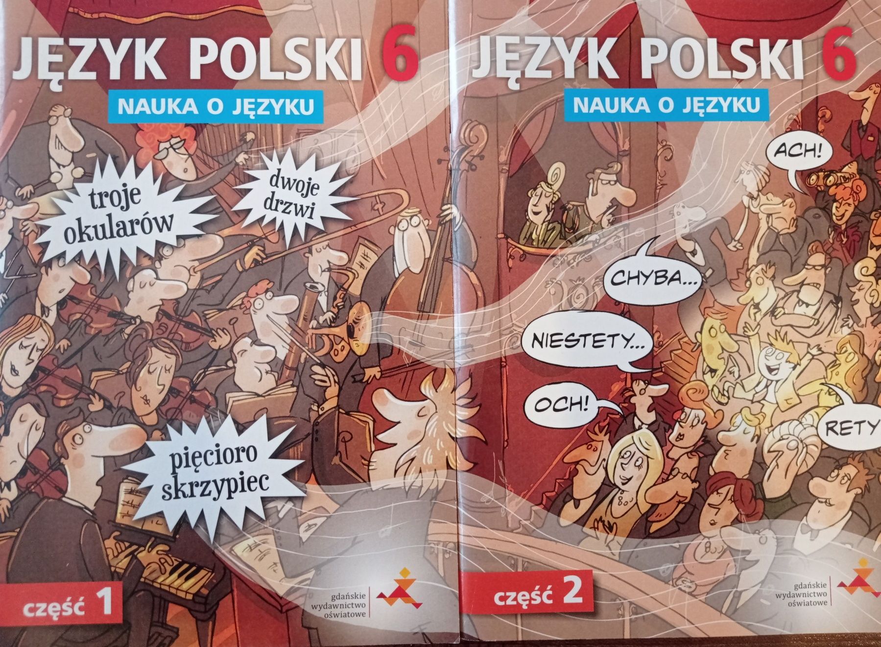 Język polski klasa 6 nauka o języku część 1 i 2 2020