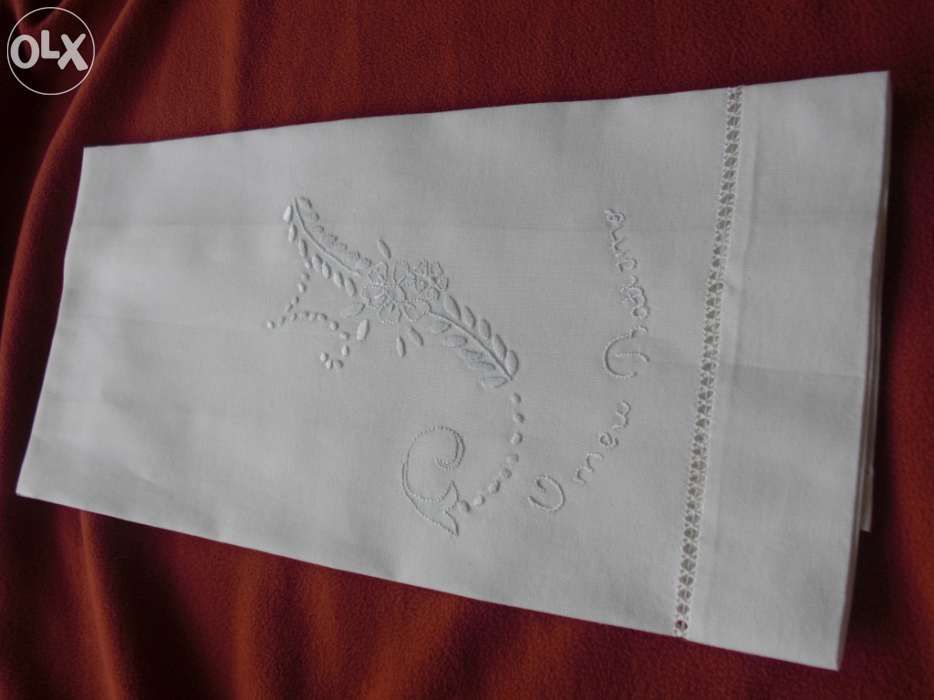 Toalha de Batizado em Linho