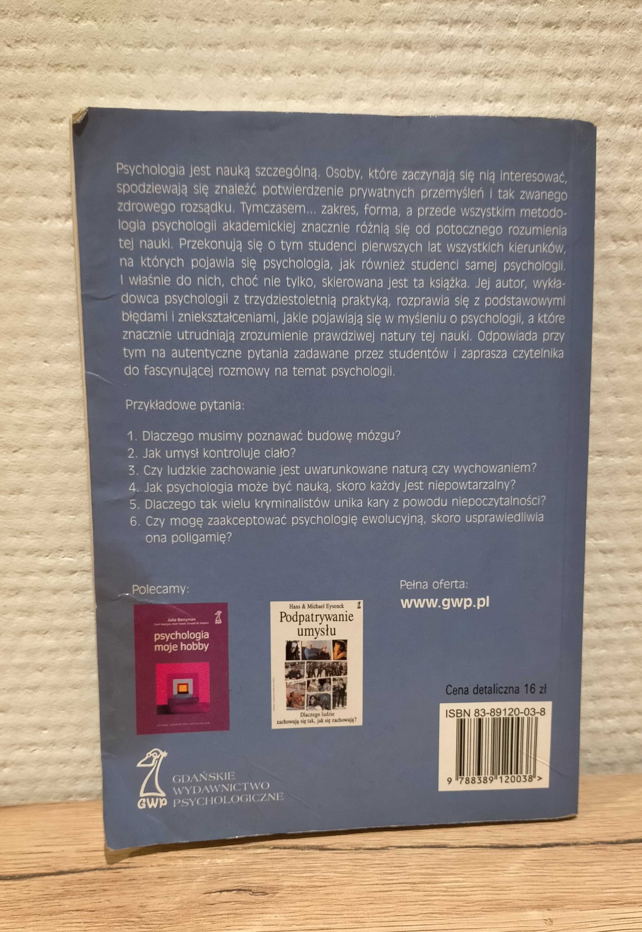 Myśleć jak psycholog Donald H. McBurney