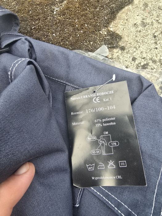 Nowe ubranie robocze.