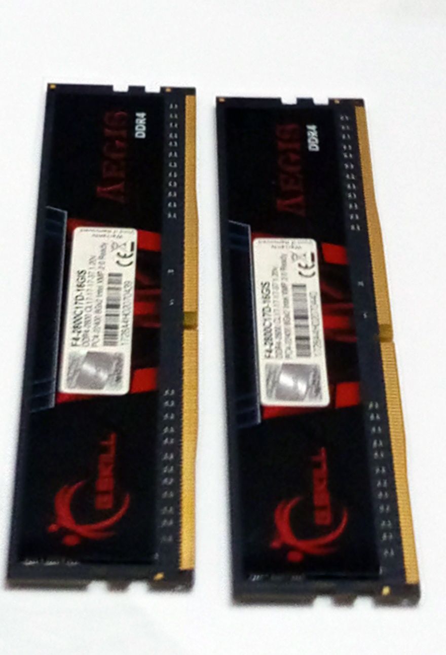 Memória RAM G.Skill DDR4 16GB (2x8GB) – 2800MHz CL17  Excelente Estado