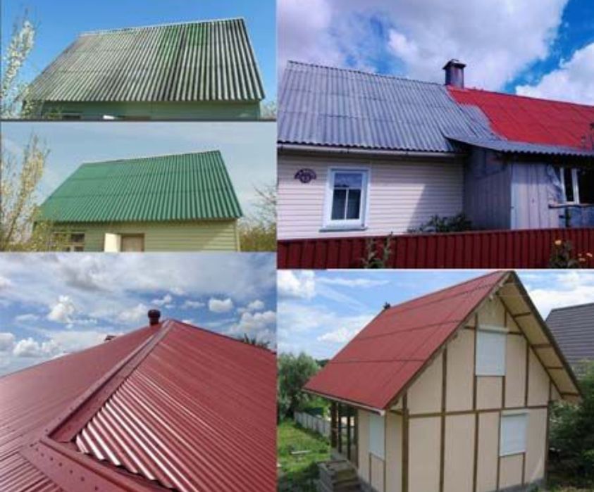 Ремонт покрівлі даху крыши шифер рубероїд металеві