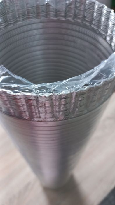 nowa zginana rura do okapu model  NYTTIG TUB 150 nr 902.502.59