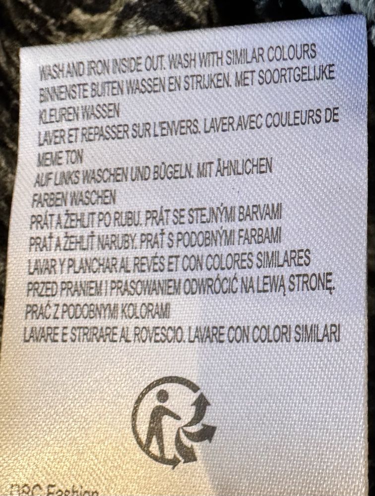 Luźne spodnie na gumce Liz Devy S nowe bez metki
