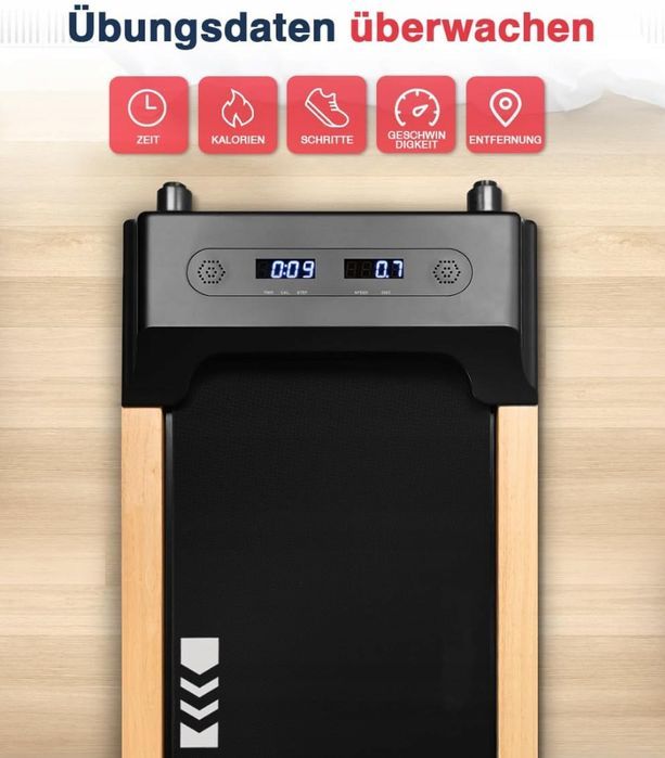 Redliro Podkładka Do Chodzenia Drewniana Bieżnia 6Km/H Uszkodzona