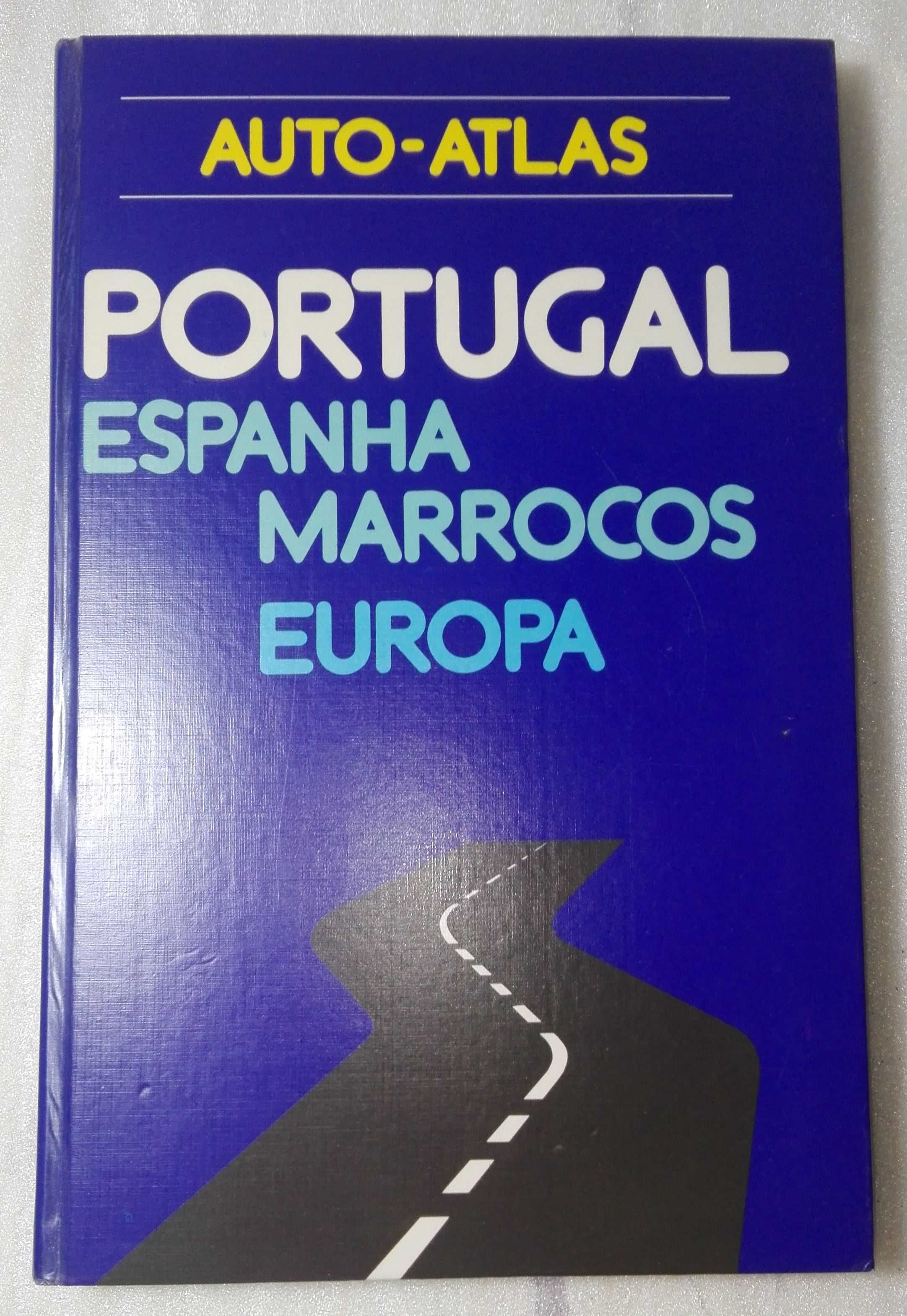 Livro Auto-Atlas Portugal, Espanha, Marrocos e Europa