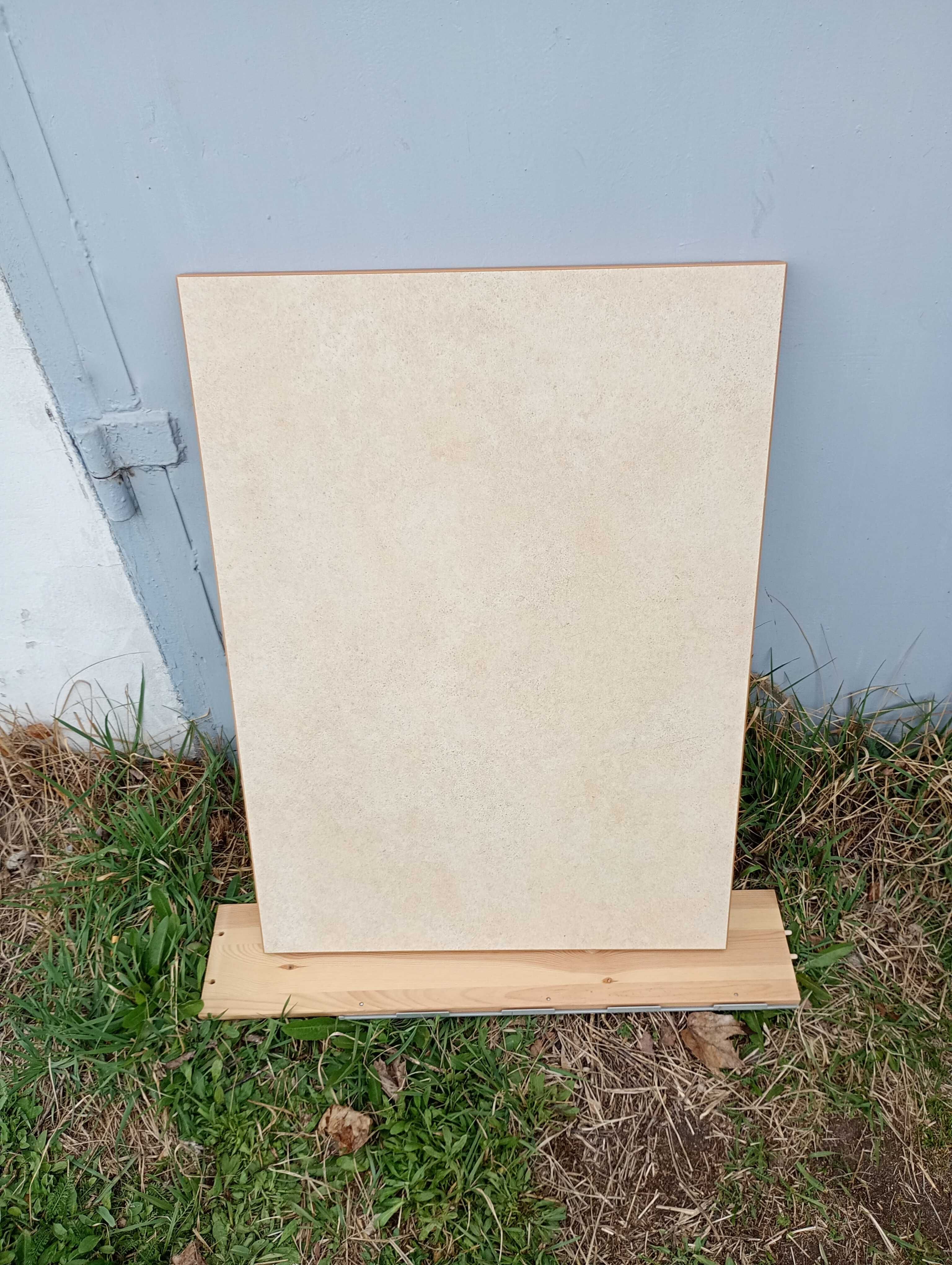 Prostokatny blat na stół  kuchenny , ławę itp - 80cm x 57 cm - bdb !!