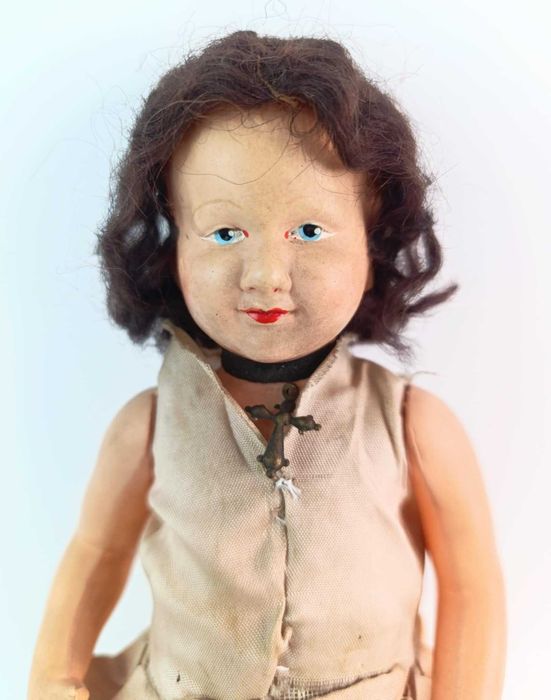 Lalka 1912 - Petitcollin, oryginał, RZADKA, sygnowana