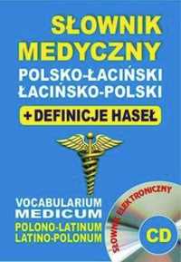 Słownik medyczny polsko - łaciński łacińsko - pol + CD - praca zbioro