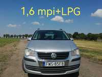 VW Touran 1,6 Benzyna + LPG   2007r