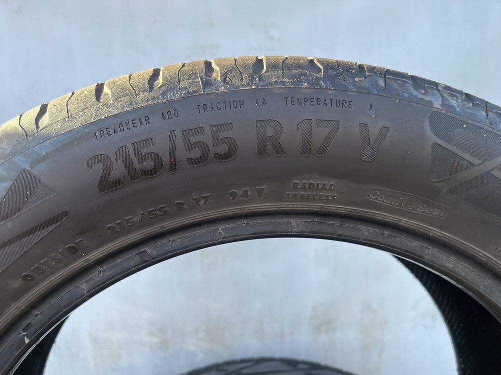 4x 215/55r17 Opony letnie Continental Ecocontact 6 Nr28A