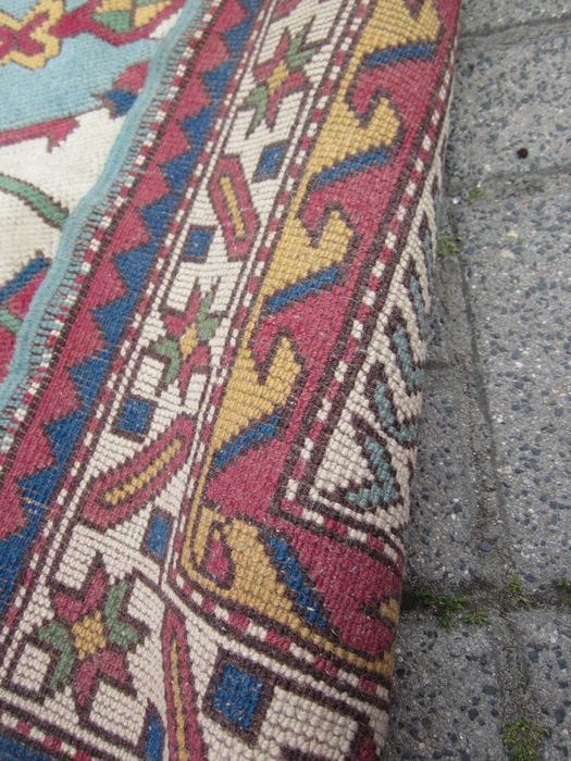dywan wełniany ręcznie tkany antyk Kazak