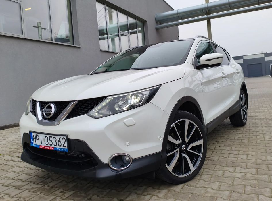 Nissan Qashqai *Kamery 360° Navi*Xenon*Panorama*Biała perła*