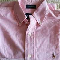 RALPH LAUREN Koszula Męska 6 ROZMIAR M L XL Różowa Długi Rękaw OKAZJA