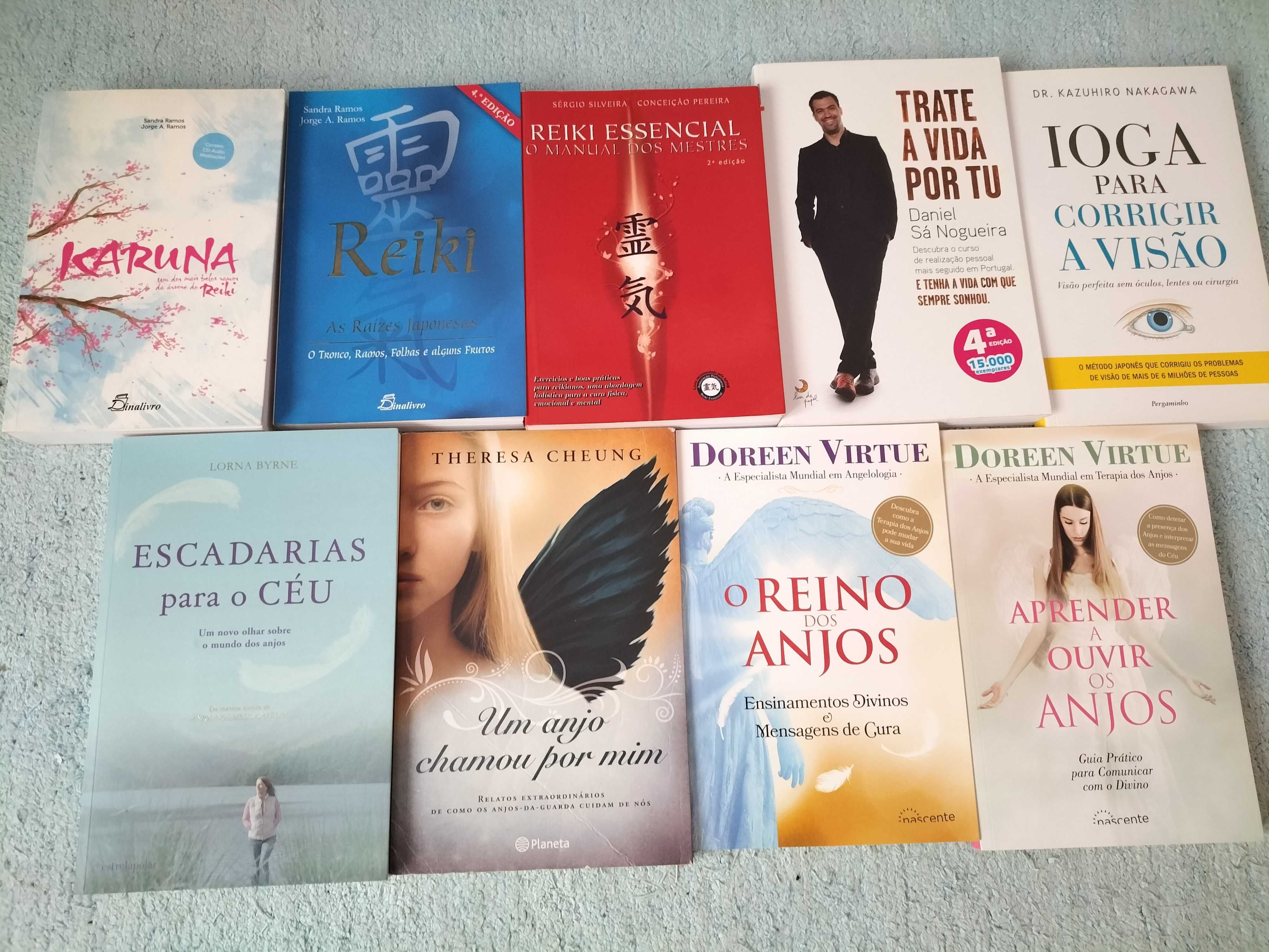 Lote livros Esotéricos / Auto-Ajuda como novos (10 eur cada)