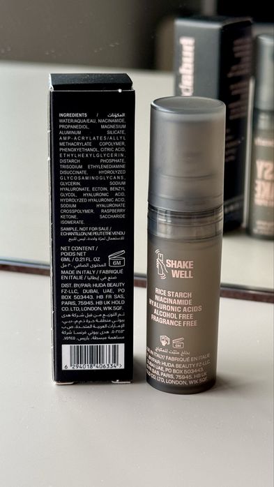 Huda Beauty Easy Bake Setting Spray utrwalający makijaż Travel Size