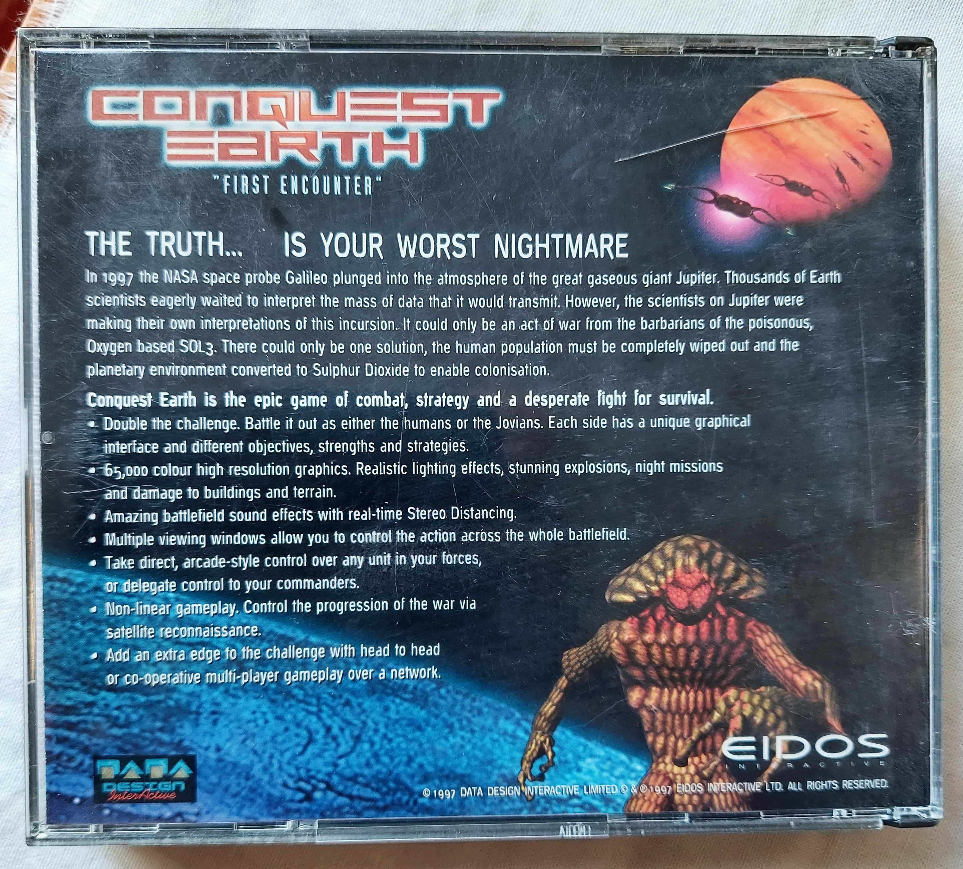 CONQUEST EARTH First Encounter - Gra PC 1997 r.