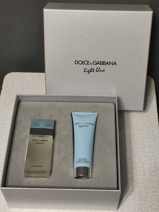 ОРИГИНАЛ! Набор dolce & gabbana light blue 25 ml + крем для тела