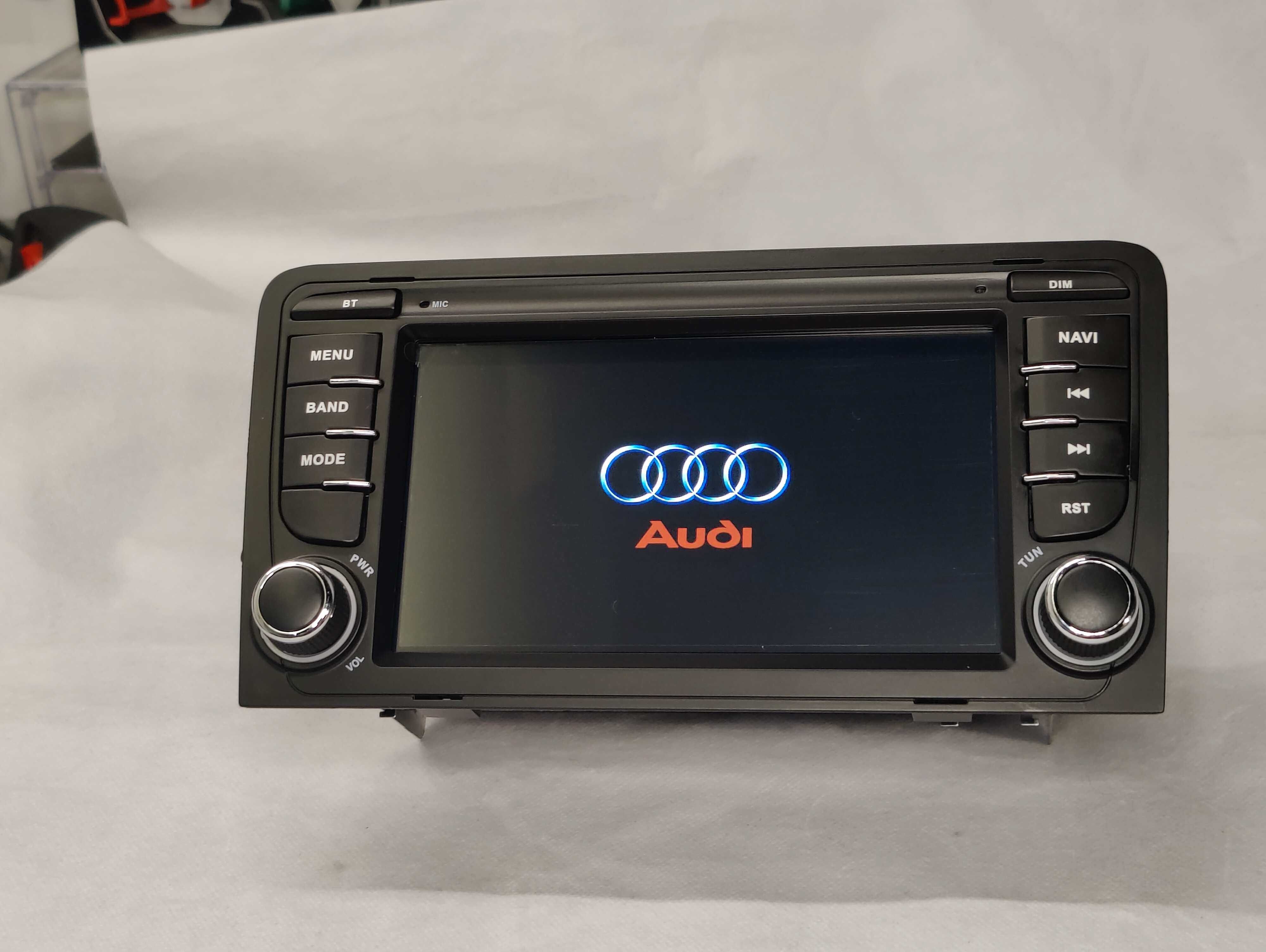 Radio 2 DIN Android Audi A3 – Android 12 2GB RAM - Novo Garantia