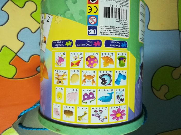 Jogo 4 em 1/ Puzzle em inglês