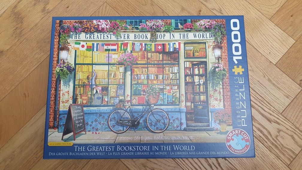 Puzzle 1000 Eurographics "The Greatest Bookstore in the World"