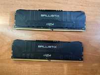 Оперативна пам'ять 16 GB (2x8) Crucial Ballistix 3600Mhz