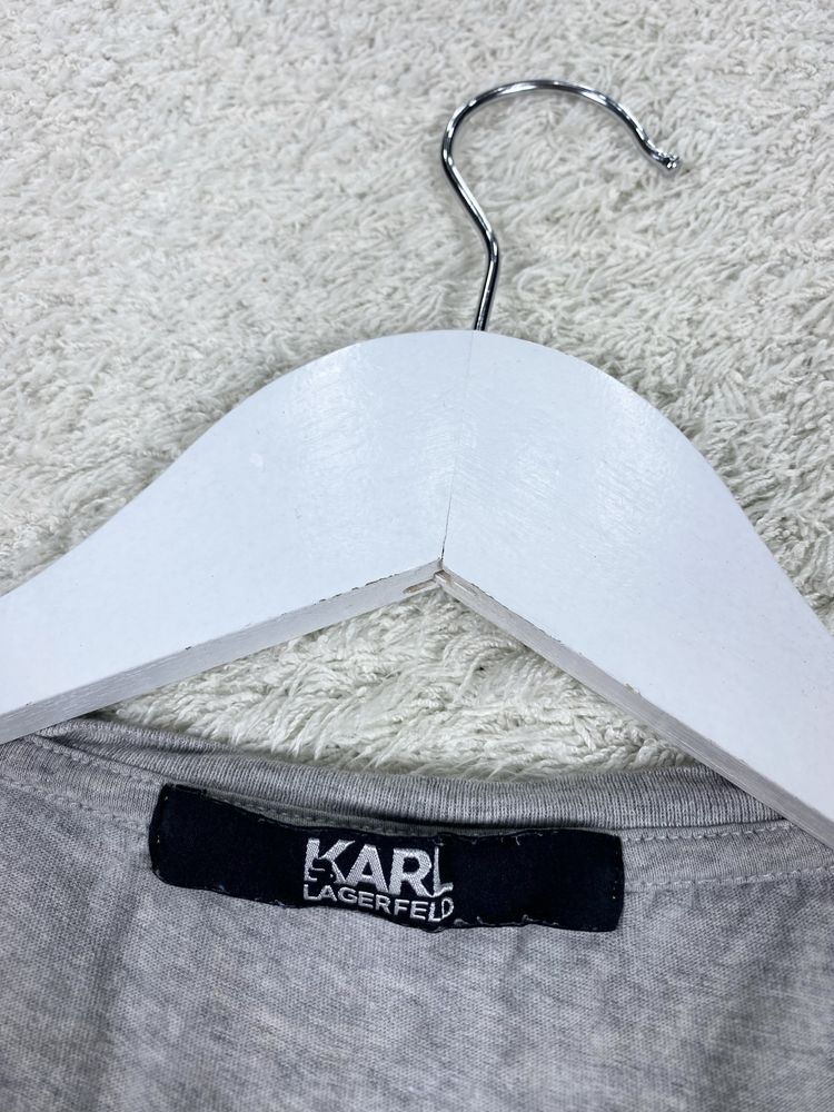 Футболка Karl Lagerfeld big logo nsw swoosh tech fleece