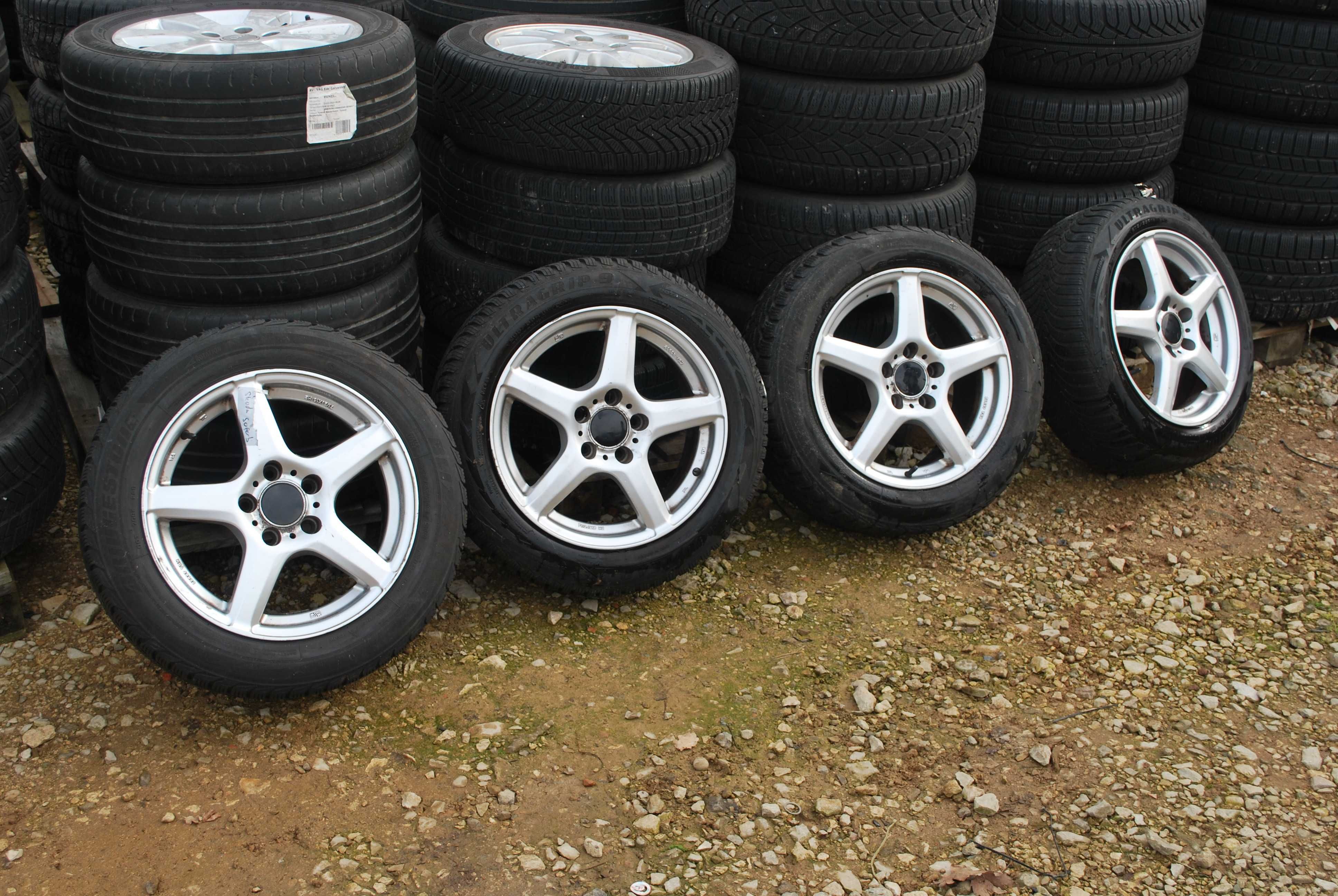 Koła 205/55 R16 5x112 Alufelgi + opony zimowe Skoda Octavia VW Passat
