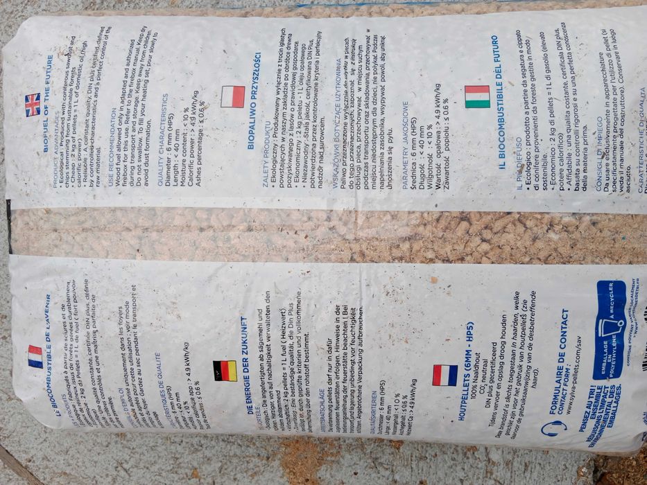 Pellet 6 mm 15 kg