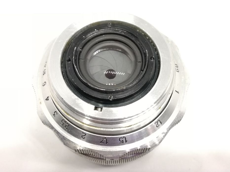MIR 37mm 2.8 Grand Prix Brussels silver (M42)