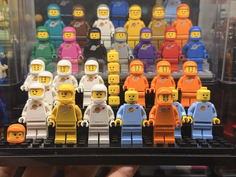 Lego minifigures, Classic Space, лего мініфігурки классичні космонавти