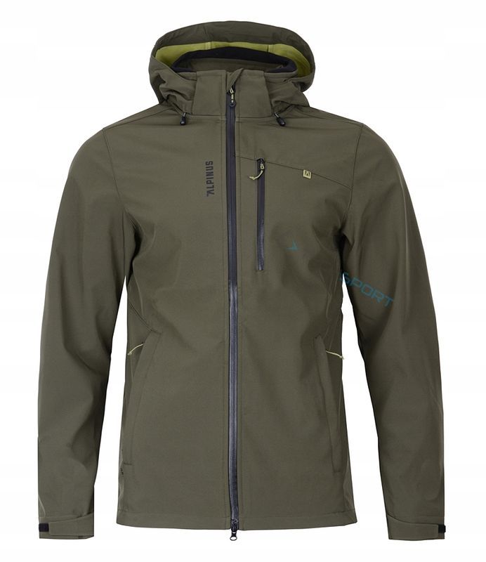 Alpinus Ciepła Kurtka Męska Wodoodporna Membrana Softshell Roignais M