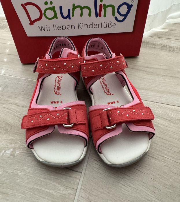 Daumling sandalki skorzane 27 sandaly dzieciece dziewczynka