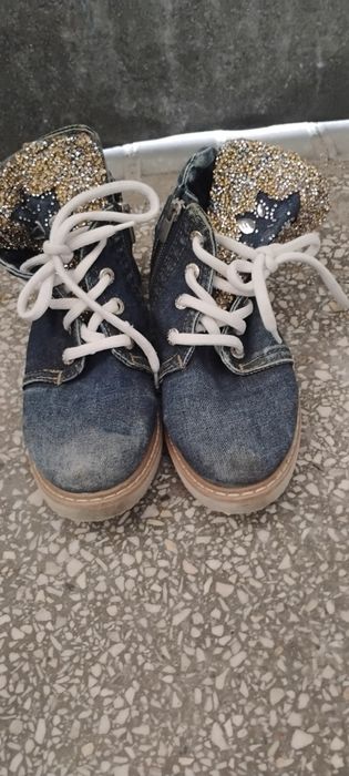 Buty jeansowe damskie