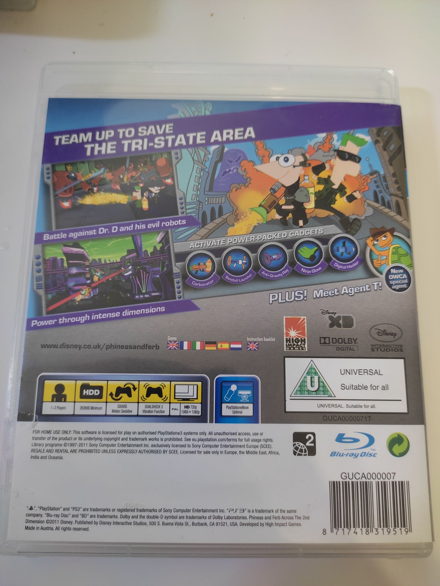 Phineas and Ferb PS3 PlayStation3