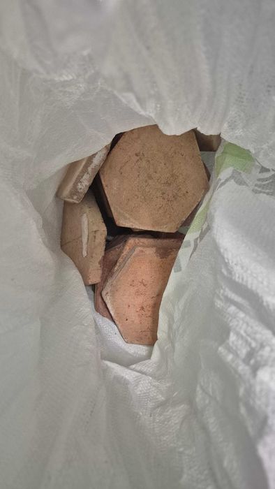 Telhas de terracota feitas à mão