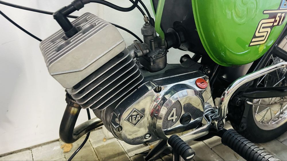 Simson S51 z orginalnymi dokumentami od nowosci